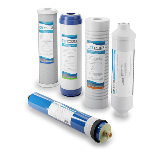Annual Purity Perfection: Nature Alkaline by Nu Aqua System's Complete Filter Replacement Kit ( delivery and Installation included)